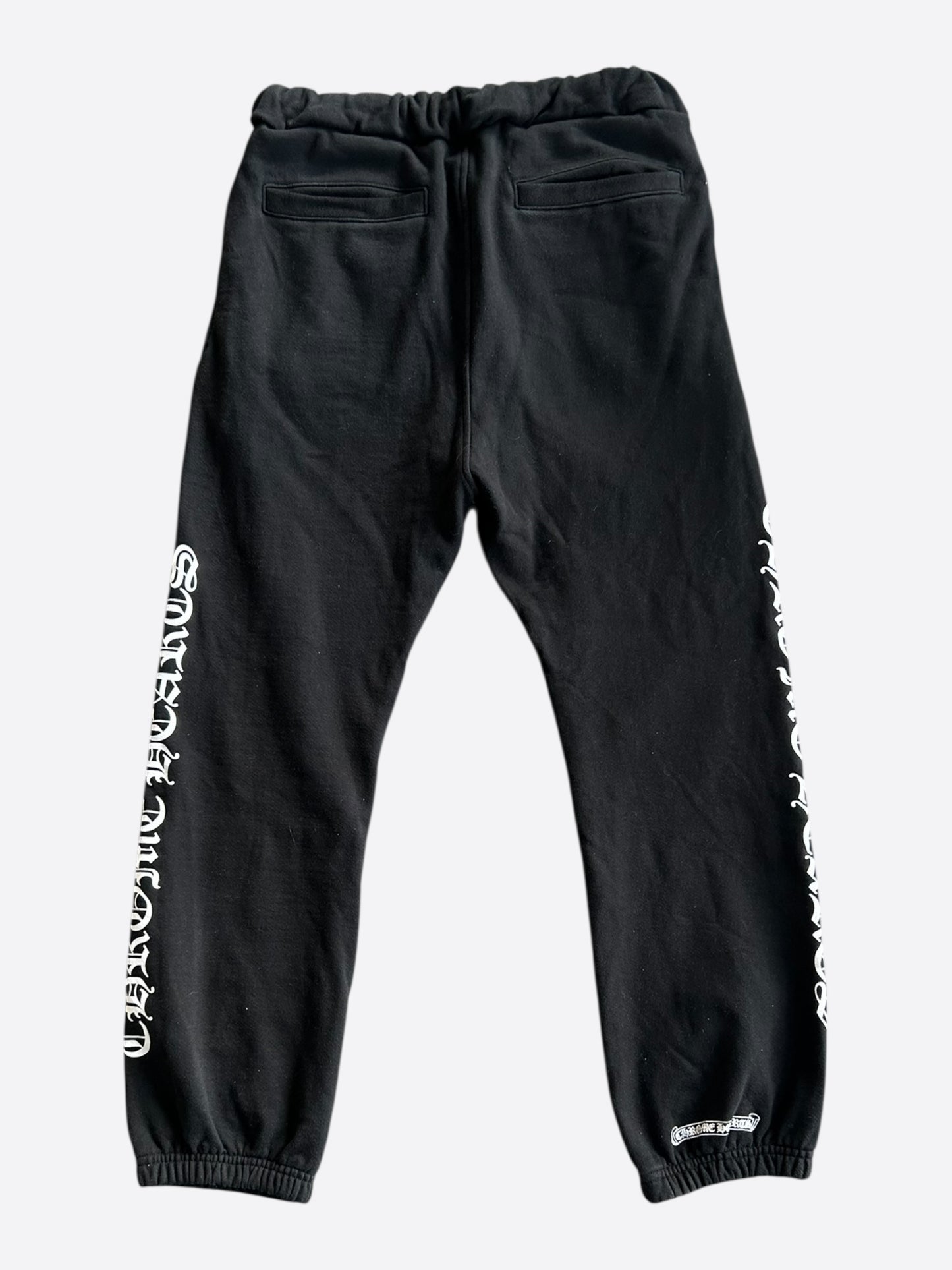 Chrome Hearts Black & White Logo Sweatpants