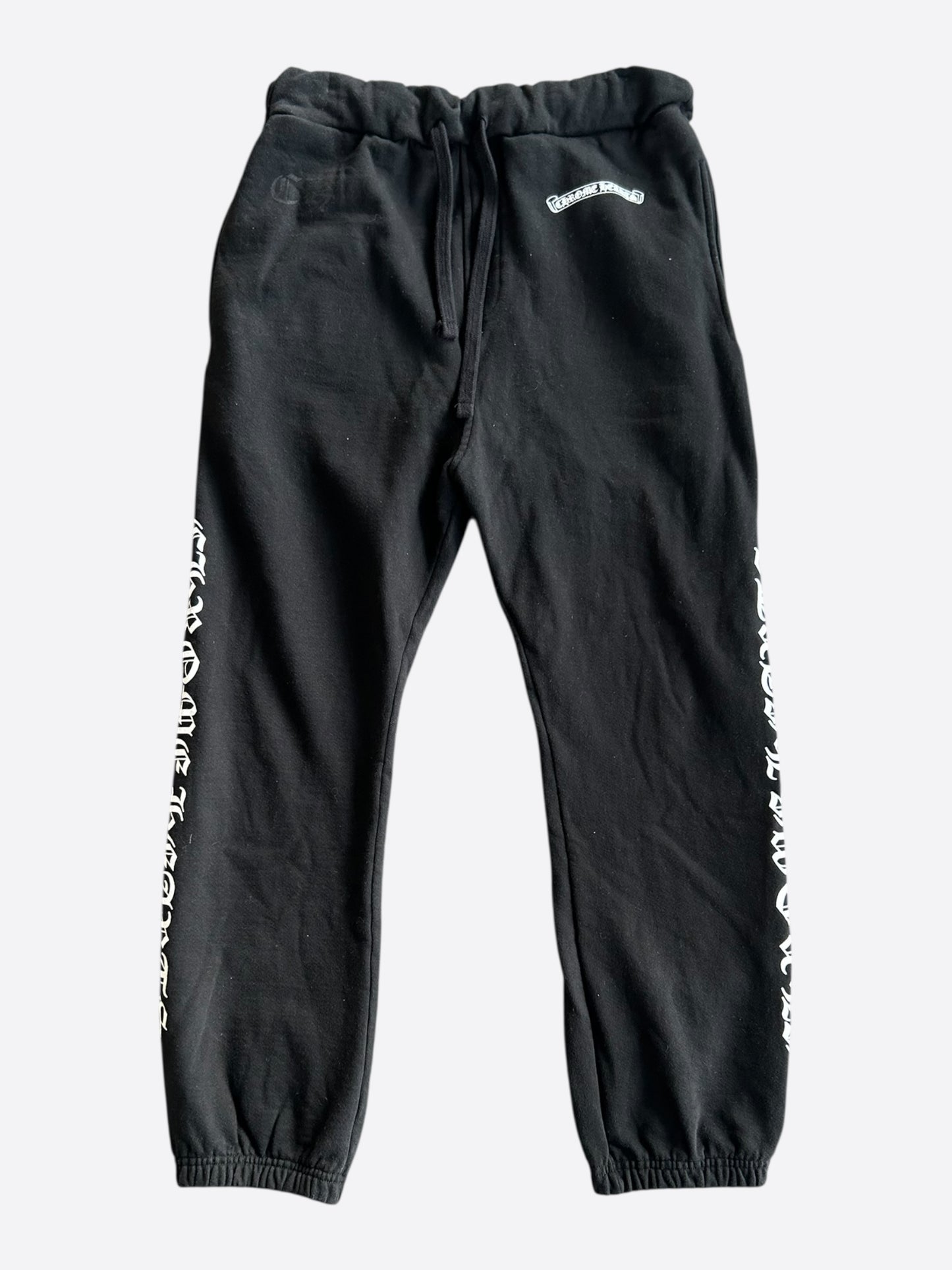 Chrome Hearts Black & White Logo Sweatpants