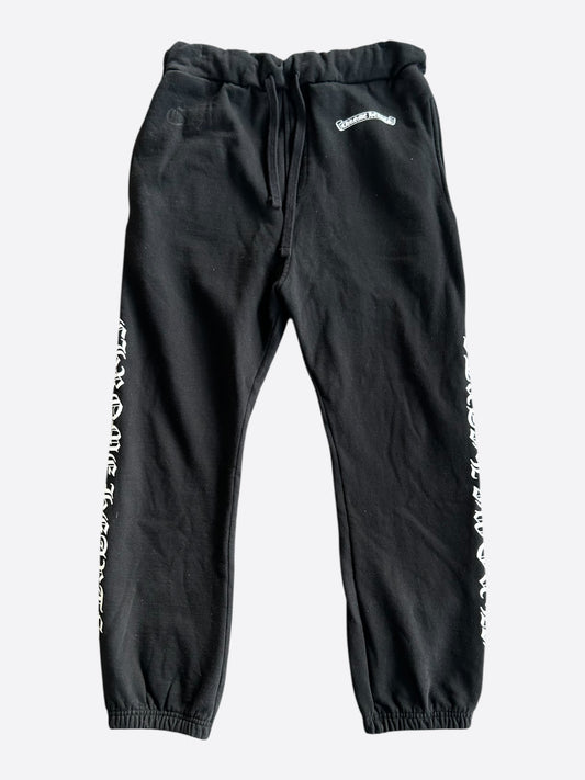 Chrome Hearts Black & White Logo Sweatpants
