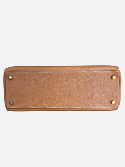 Hermes Gold Togo & Gold Hardware Kelly 28