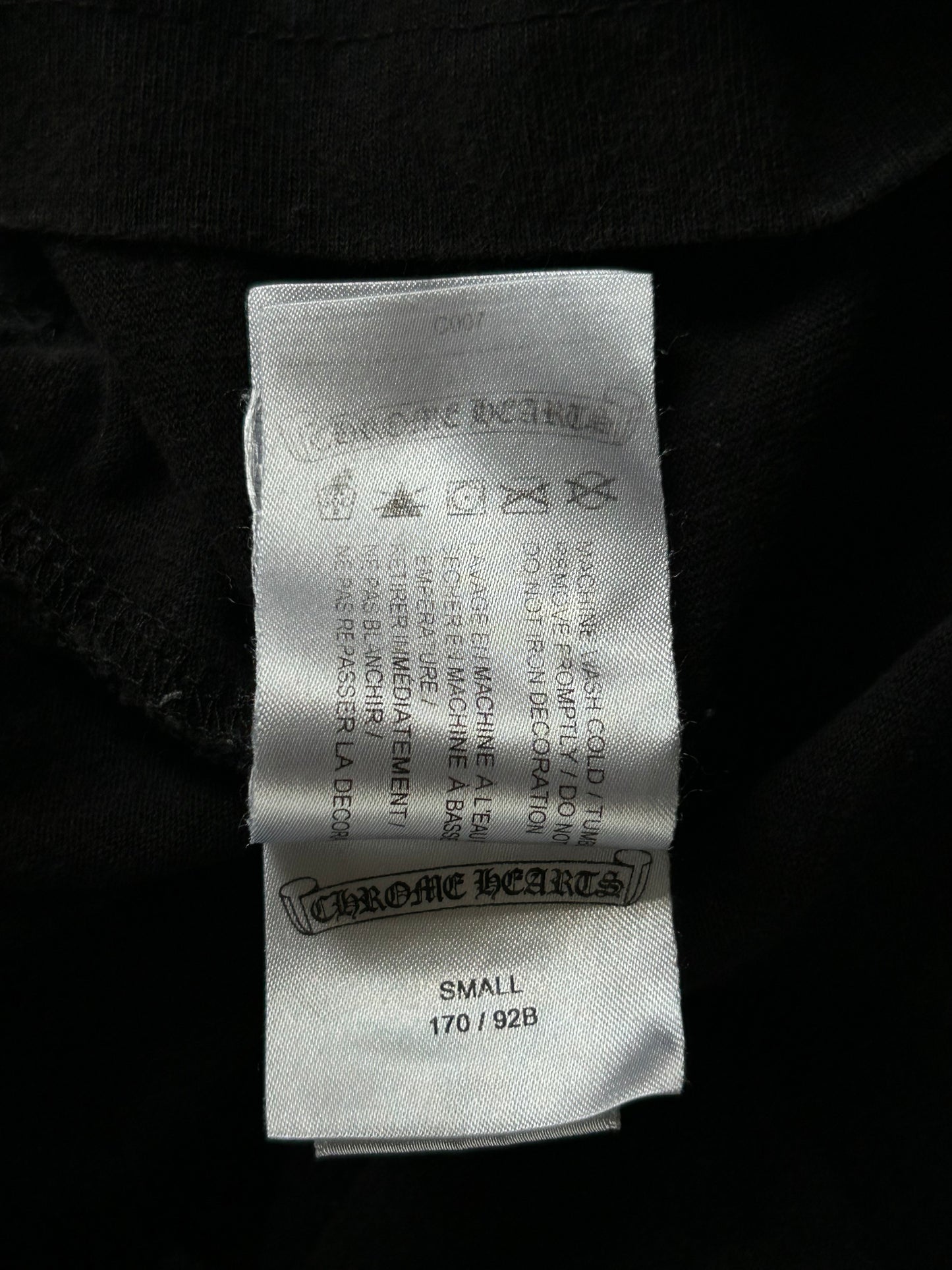 Chrome Hearts Matty Boy Black Stay Fast T-Shirt