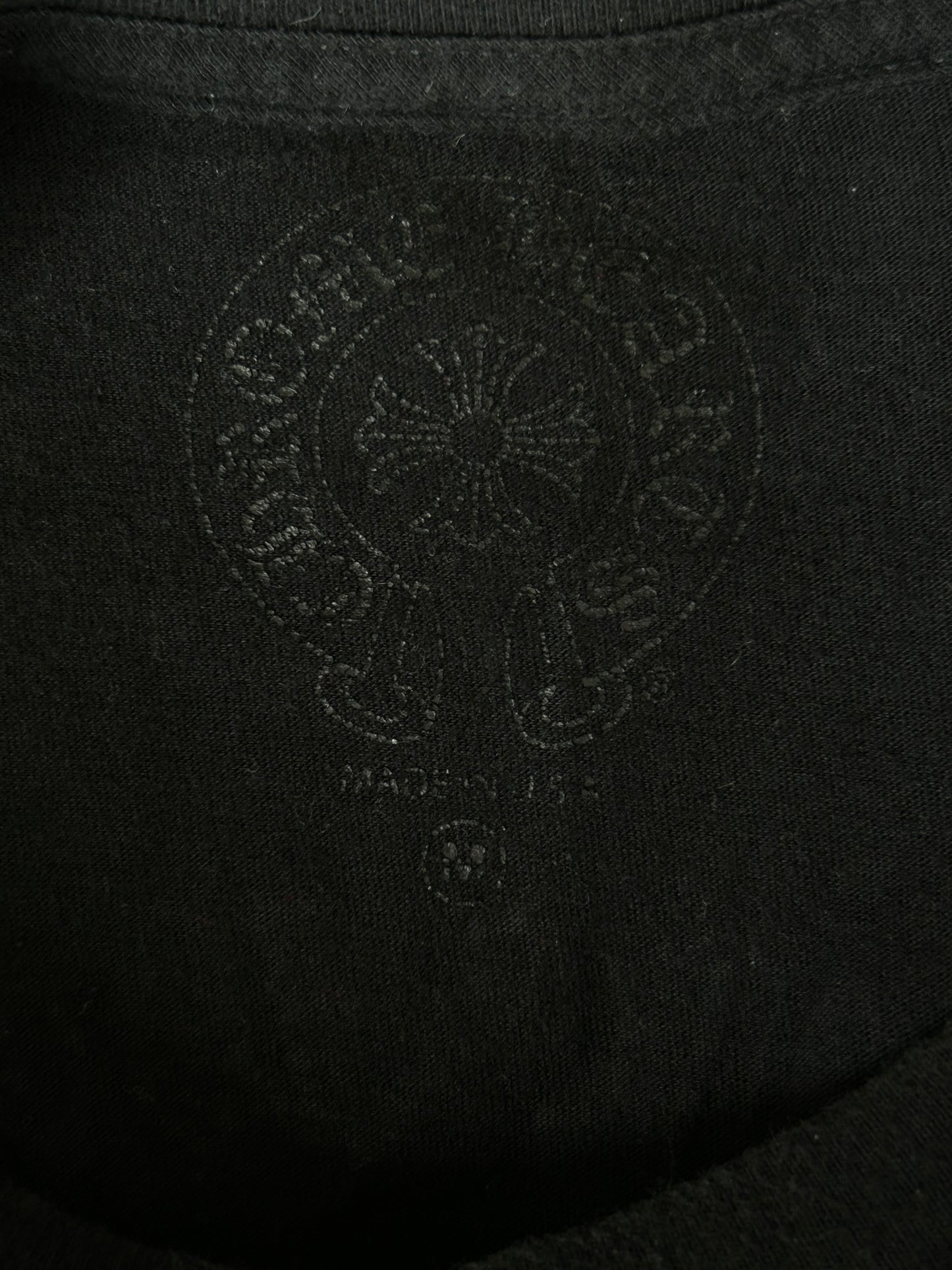 Chrome Hearts Black Gradient Circle Logo Longsleeve T-Shirt