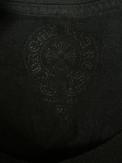 Chrome Hearts Black Gradient Circle Logo Longsleeve T-Shirt