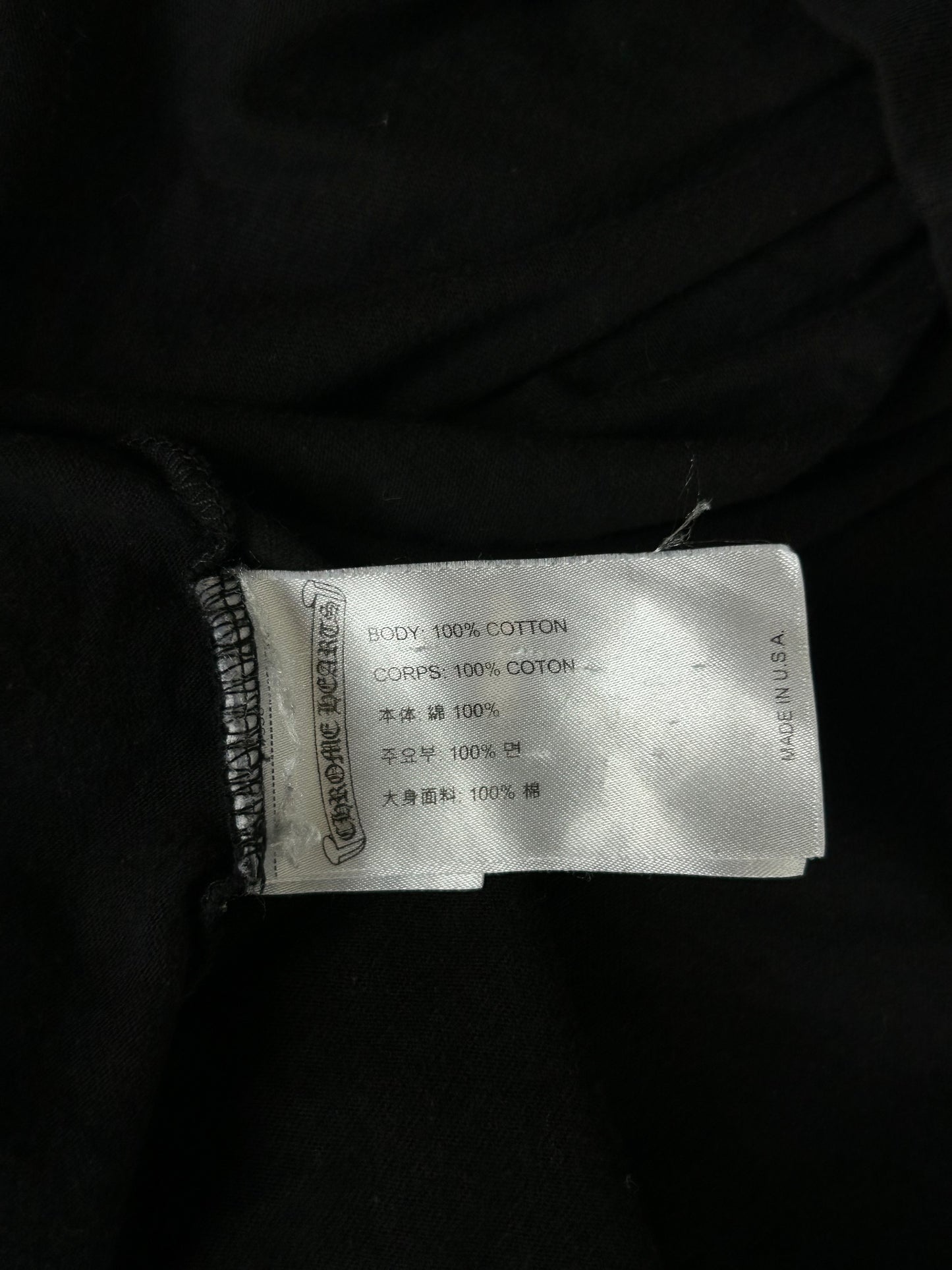 Chrome Hearts Black Gradient Circle Logo Longsleeve T-Shirt