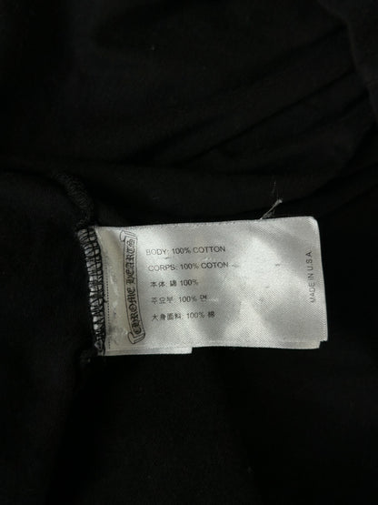 Chrome Hearts Black Gradient Circle Logo Longsleeve T-Shirt
