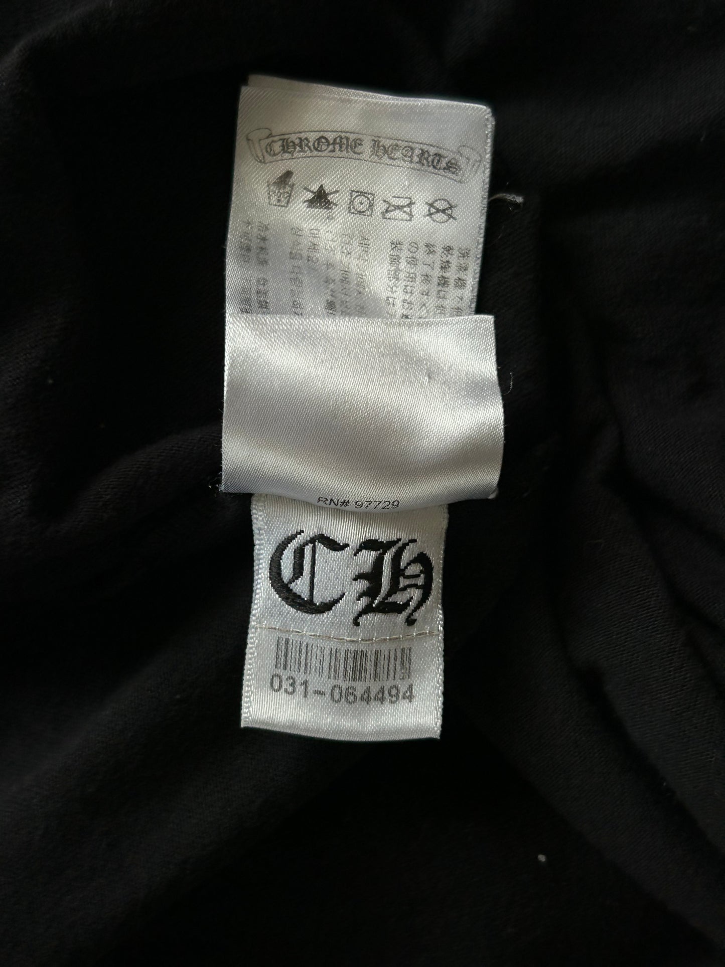 Chrome Hearts Black Gradient Circle Logo Longsleeve T-Shirt