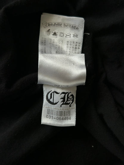 Chrome Hearts Black Gradient Circle Logo Longsleeve T-Shirt