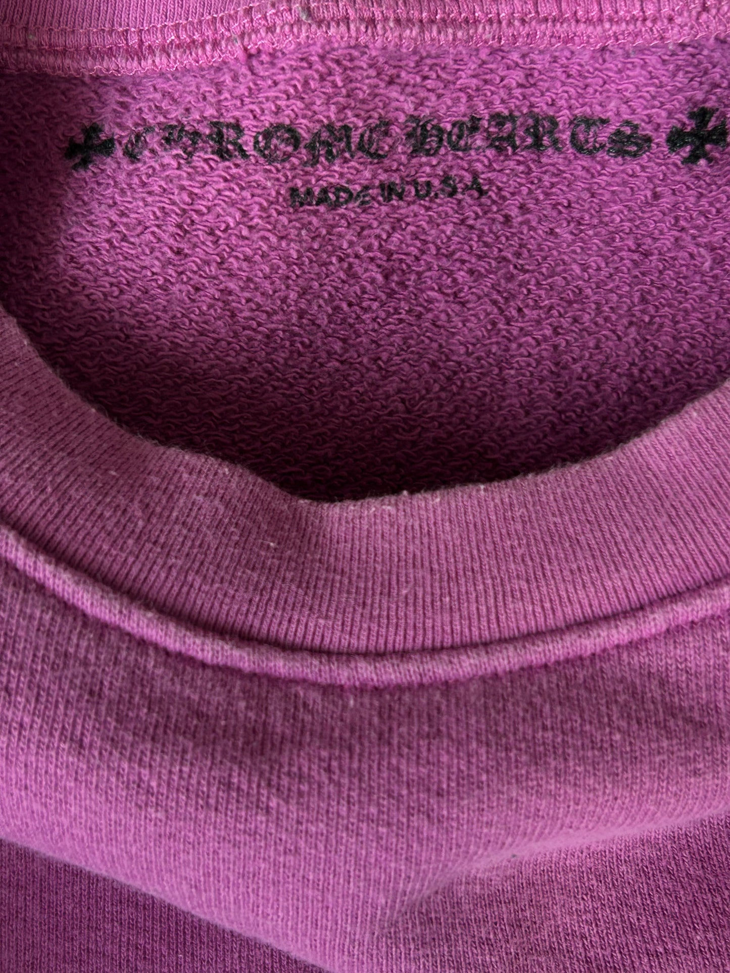 Chrome Hearts Matty Boy Purple Spider Web Sweater