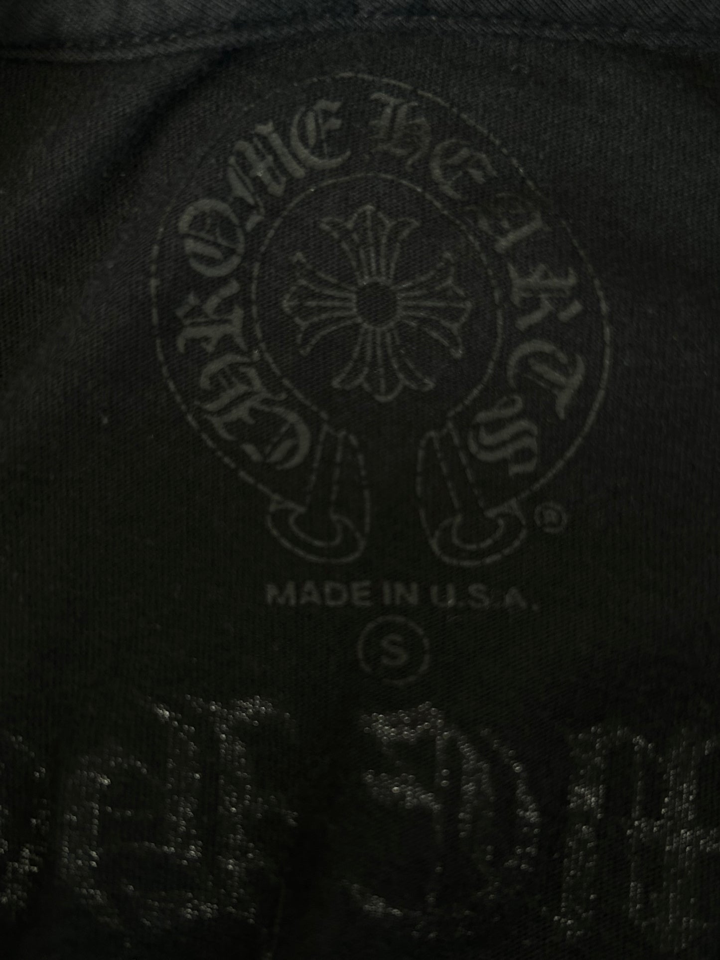 Chrome Hearts Black Racing Stripes Longsleeve T-Shirt