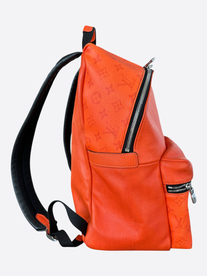 Louis Vuitton Orange Taigarama Monogram Discovery Backpack