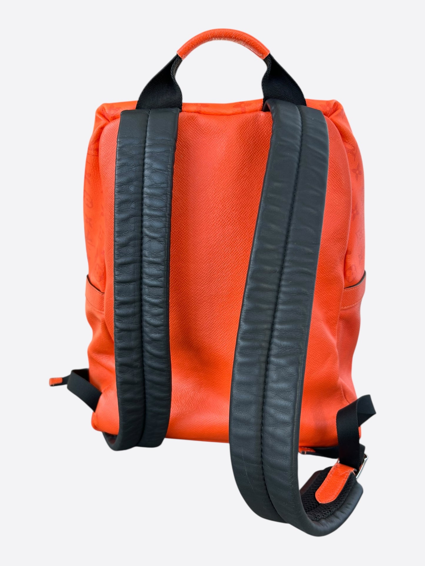 Louis Vuitton Orange Taigarama Monogram Discovery Backpack
