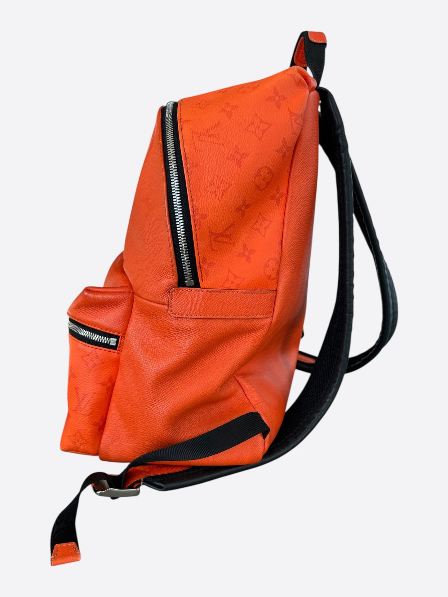Louis Vuitton Orange Taigarama Monogram Discovery Backpack