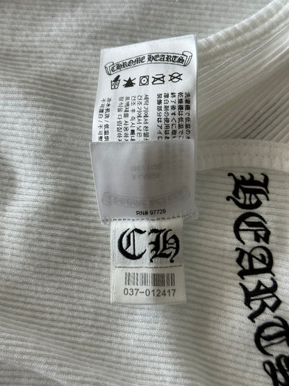 Chrome Hearts White & Black Love You Tank Top
