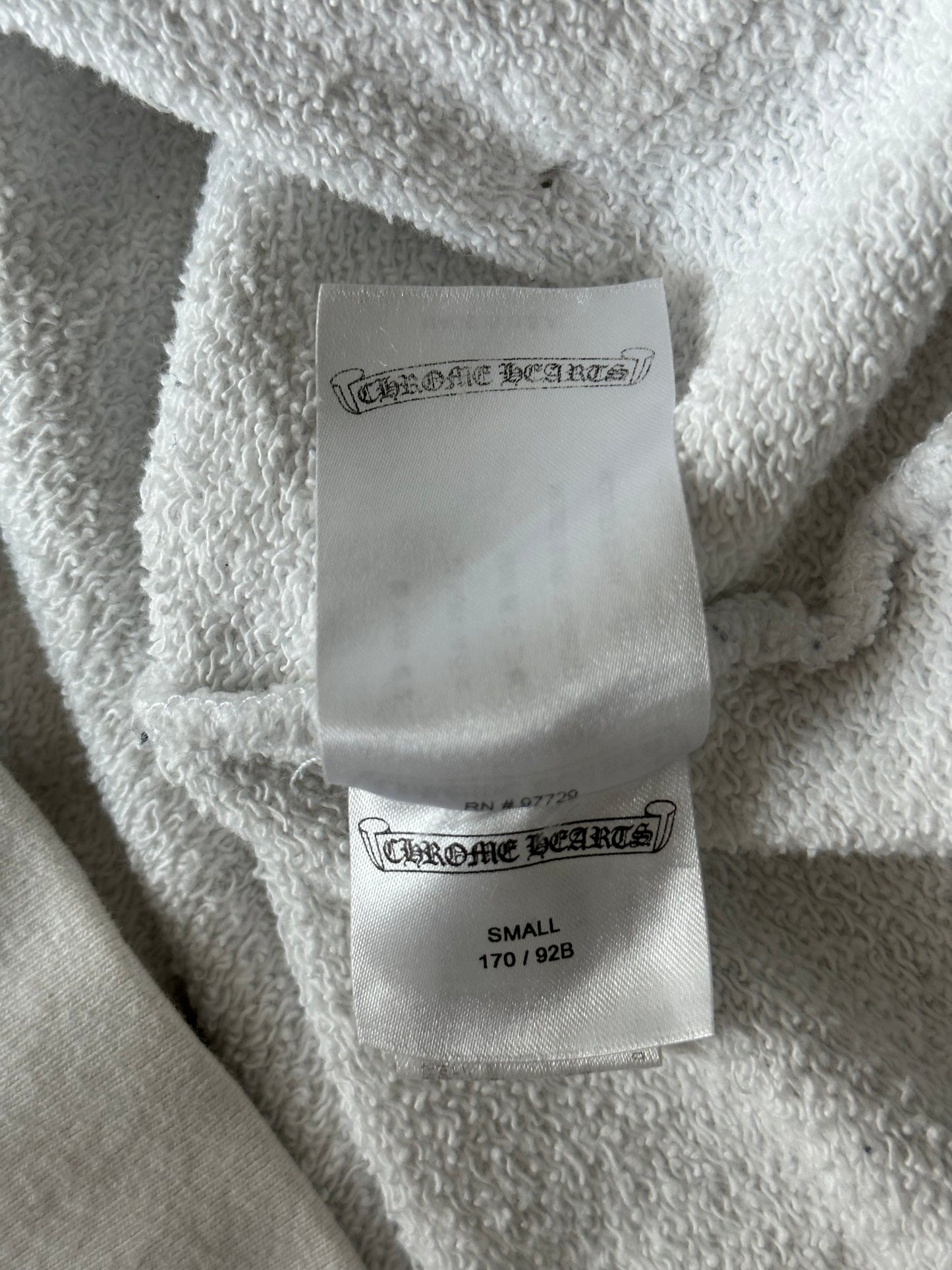 Chrome Hearts Matty Boy White Retro-Cycle Hoodie