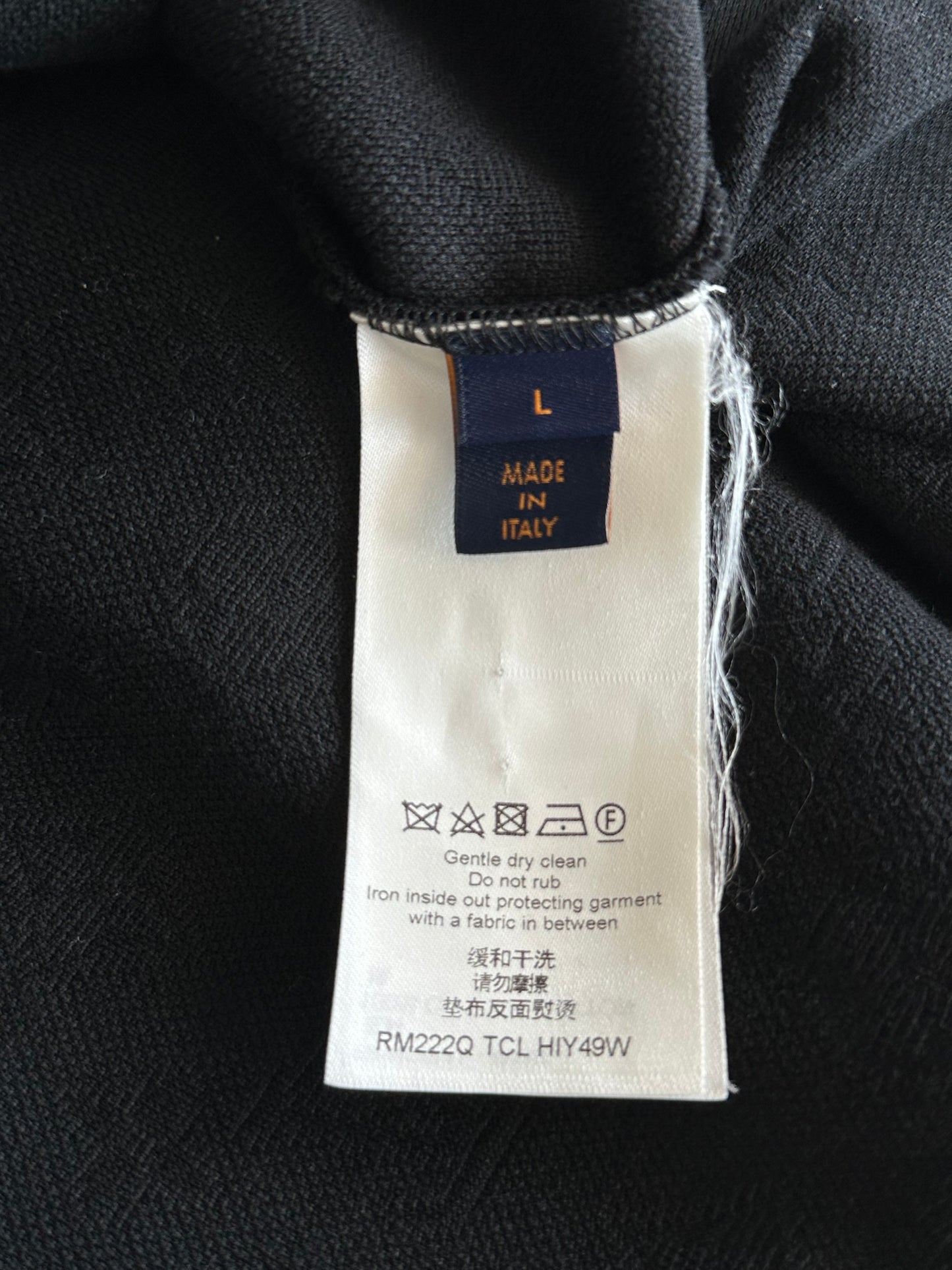 Louis Vuitton Black Monogram Pocket T-Shirt