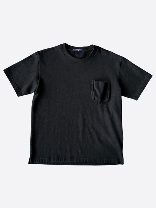 Louis Vuitton Black Monogram Pocket T-Shirt