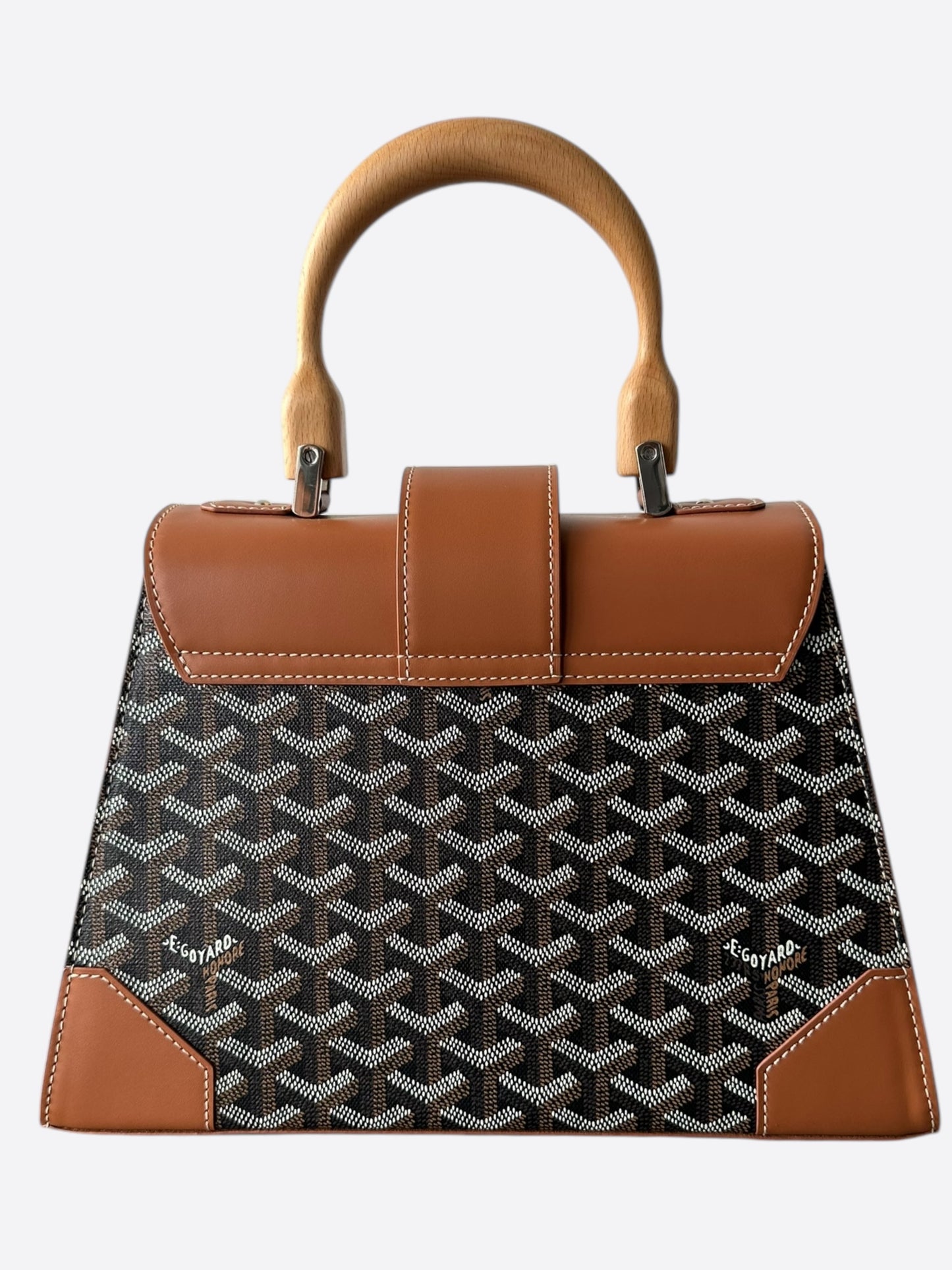 Goyard Black & Brown Saigon PM