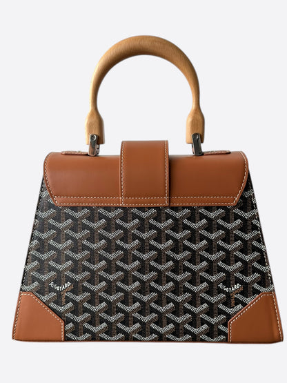 Goyard Black & Brown Saigon PM