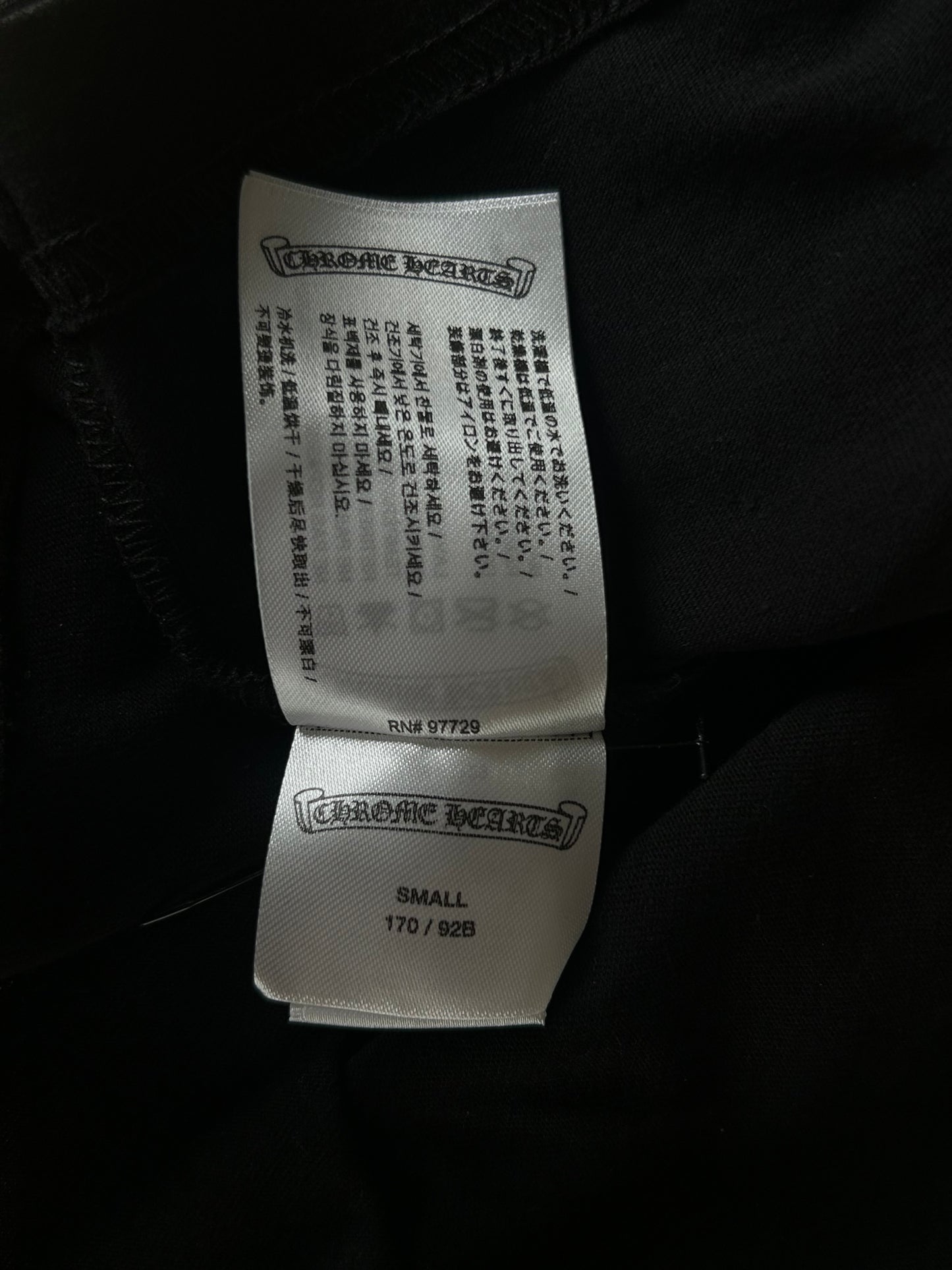 Chrome Hearts Black Miami Exclusive Cross Logo Longsleeve T-Shirt