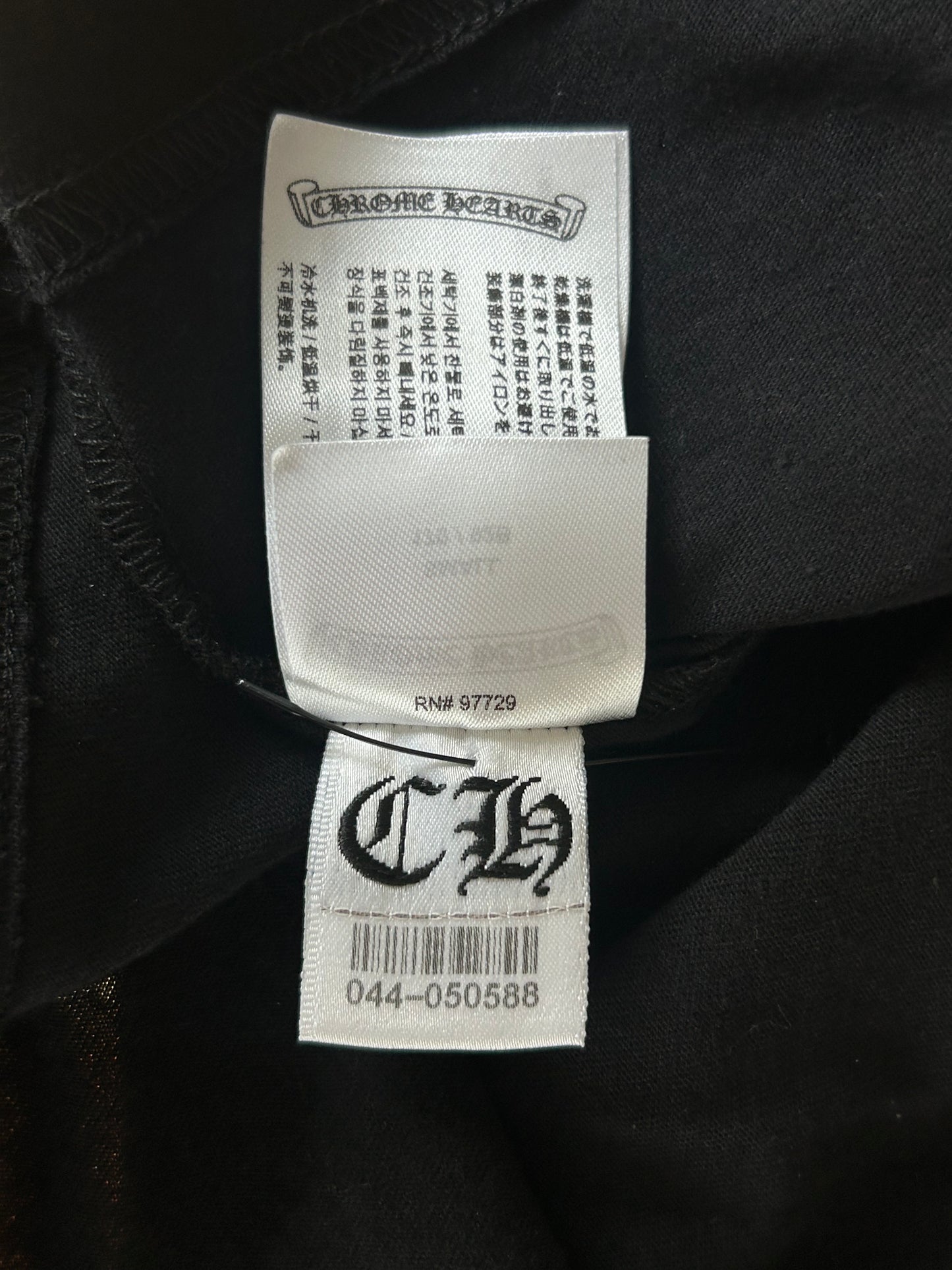 Chrome Hearts Black Miami Exclusive Cross Logo Longsleeve T-Shirt