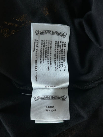 Chrome Hearts Black Miami Exclusive Cross Logo Longsleeve T-Shirt