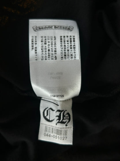 Chrome Hearts Black Miami Exclusive Cross Logo Longsleeve T-Shirt