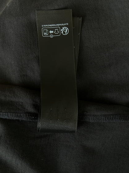 Balenciaga Black & White Paint Logo T-Shirt