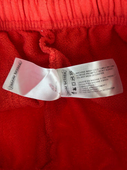 Chrome Hearts Matty Boy Red Spark Cargo Shorts