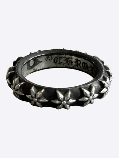 Chrome Hearts Silver Star Band Ring