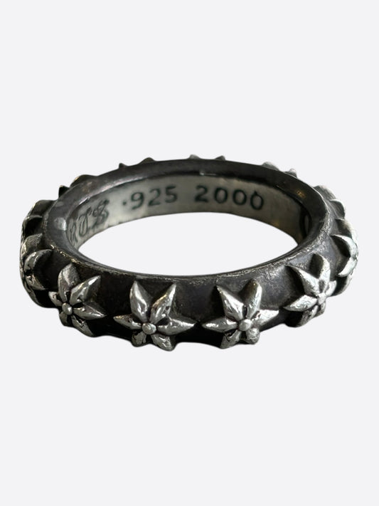 Chrome Hearts Silver Star Band Ring