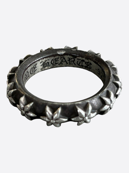 Chrome Hearts Silver Star Band Ring
