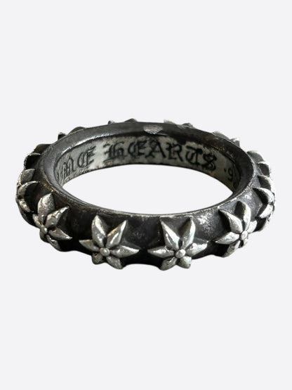 Chrome Hearts Silver Star Band Ring