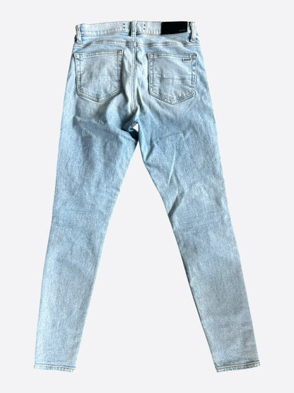 Amiri Light Indigo & Black Patch MX1 Jeans