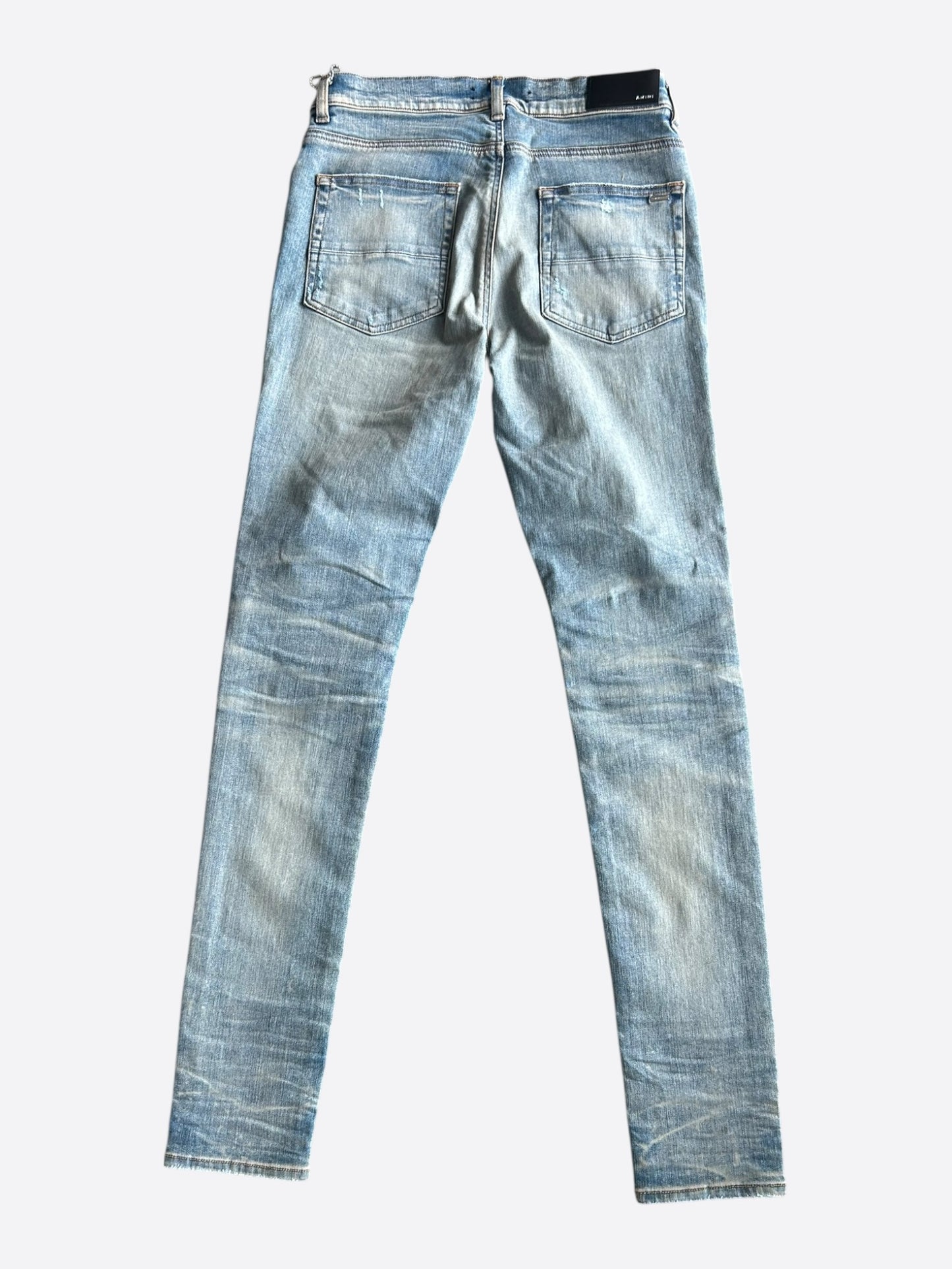 Amiri Blue & Pink Patch MX1 Jeans