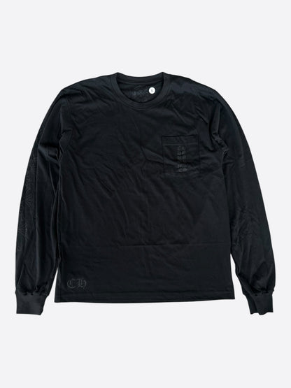 Chrome Hearts Black Miami Exclusive Cross Logo Longsleeve T-Shirt