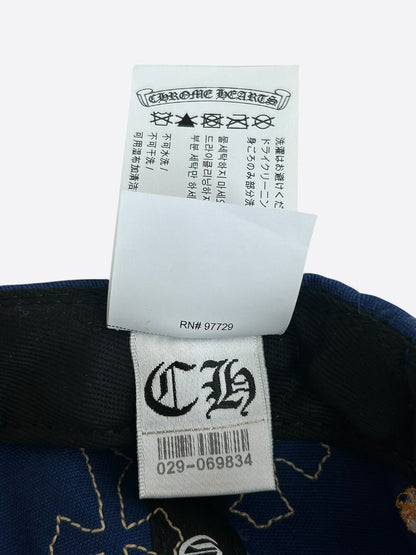 Chrome Hearts Blue & Orange Cross Patch Hat