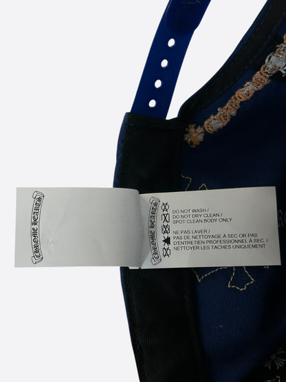 Chrome Hearts Blue & Orange Cross Patch Hat