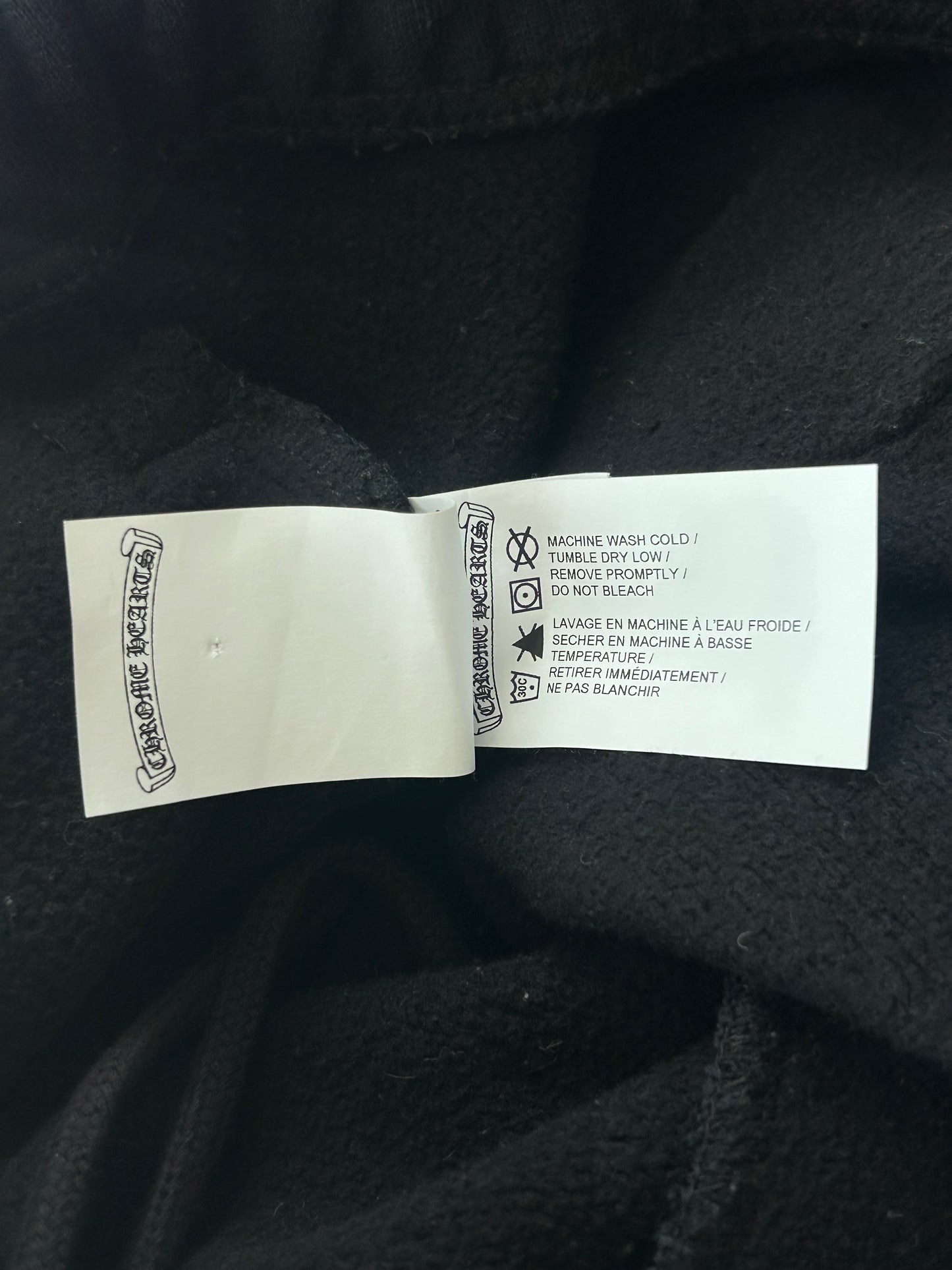 Chrome Hearts Black & White Embroidered Sweatpants