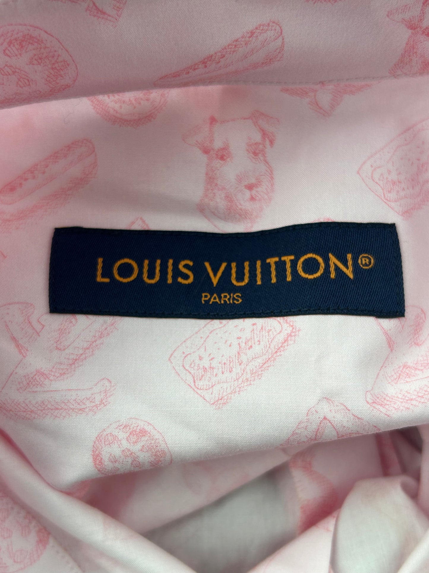 Louis Vuitton Tyler The Creator Pink Monogram Shirt