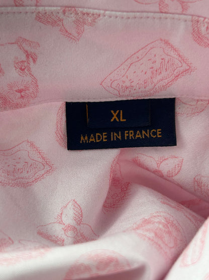 Louis Vuitton Tyler The Creator Pink Monogram Shirt