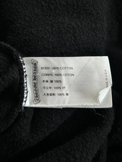 Chrome Hearts Black & Yellow Cross Logo Hoodie