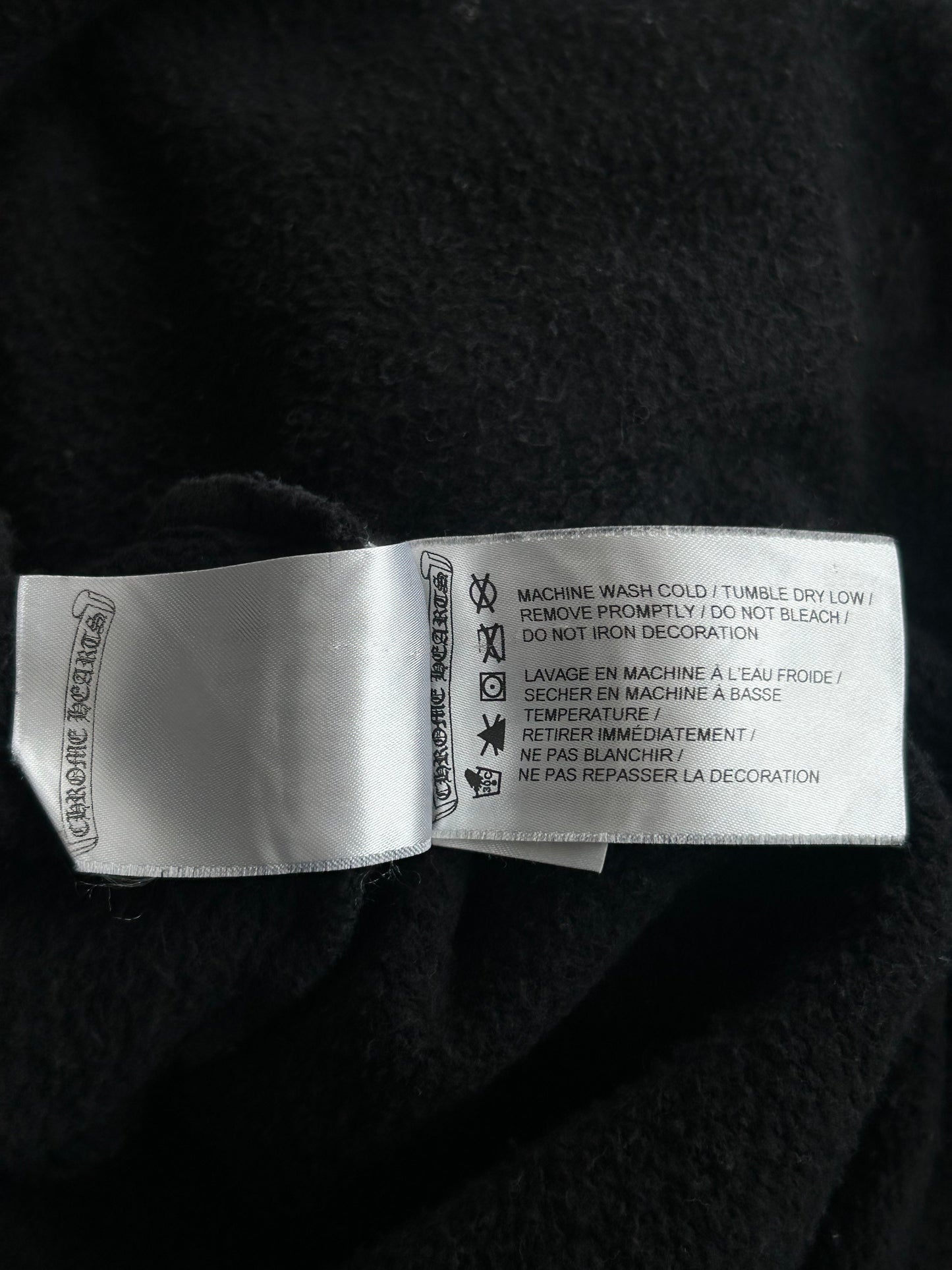 Chrome Hearts Black & Yellow Cross Logo Hoodie