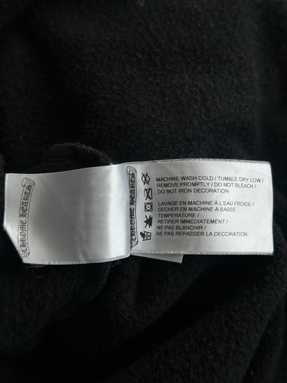 Chrome Hearts Black & Yellow Cross Logo Hoodie