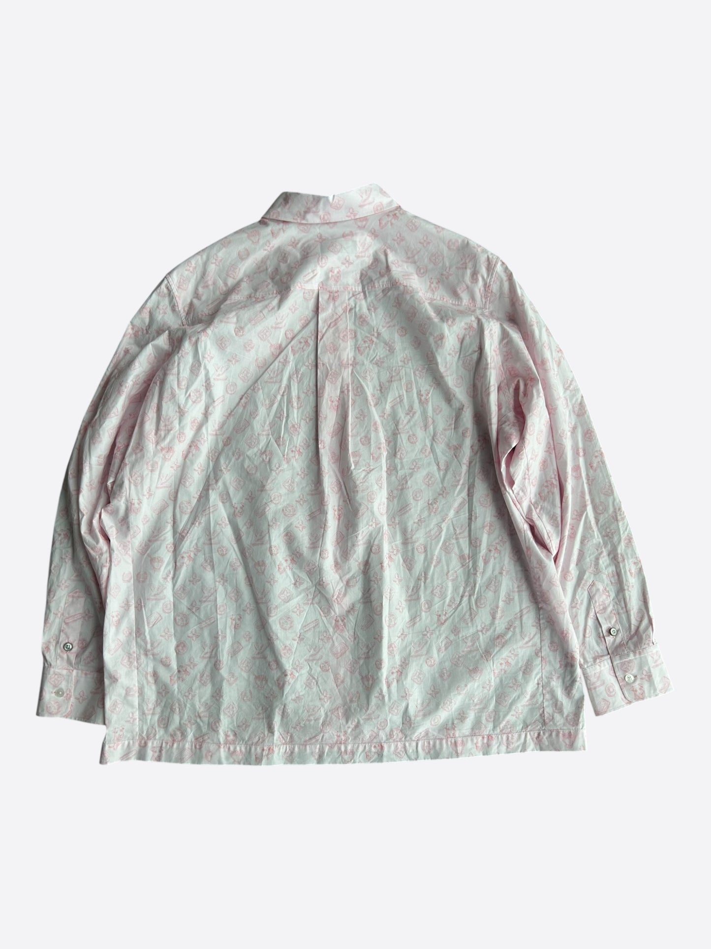 Louis Vuitton Tyler The Creator Pink Monogram Shirt