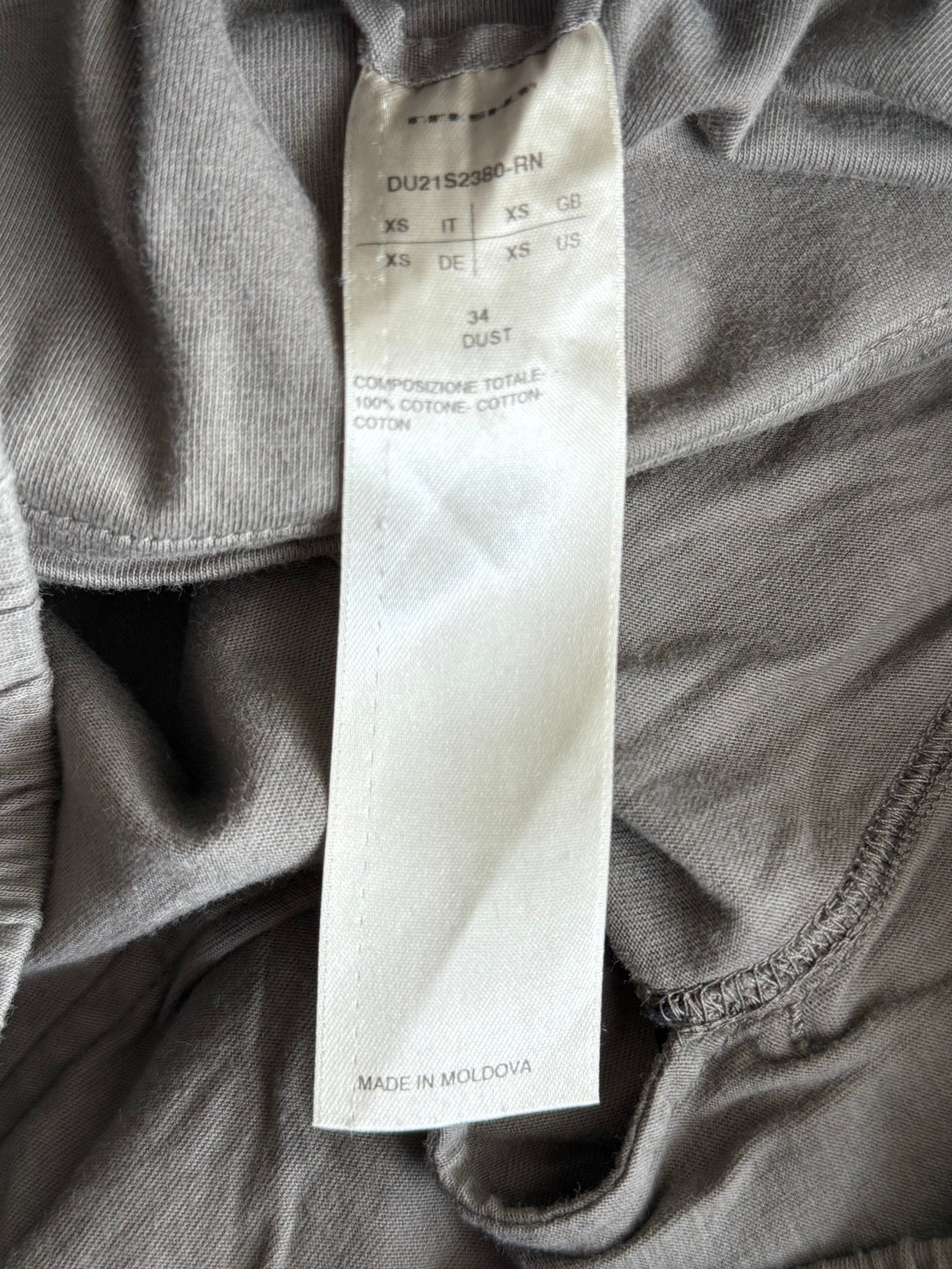 Rick Owens Beige Pods Shorts