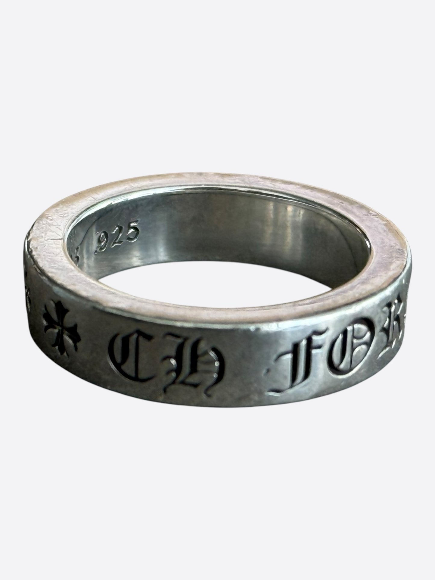 Chrome Hearts Silver Forever Ring