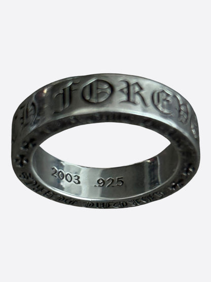 Chrome Hearts Silver Forever Ring
