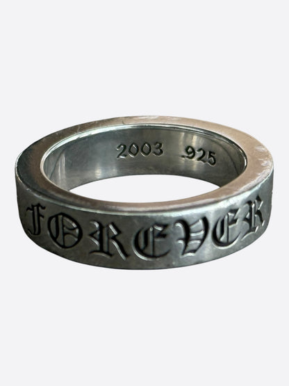 Chrome Hearts Silver Forever Ring