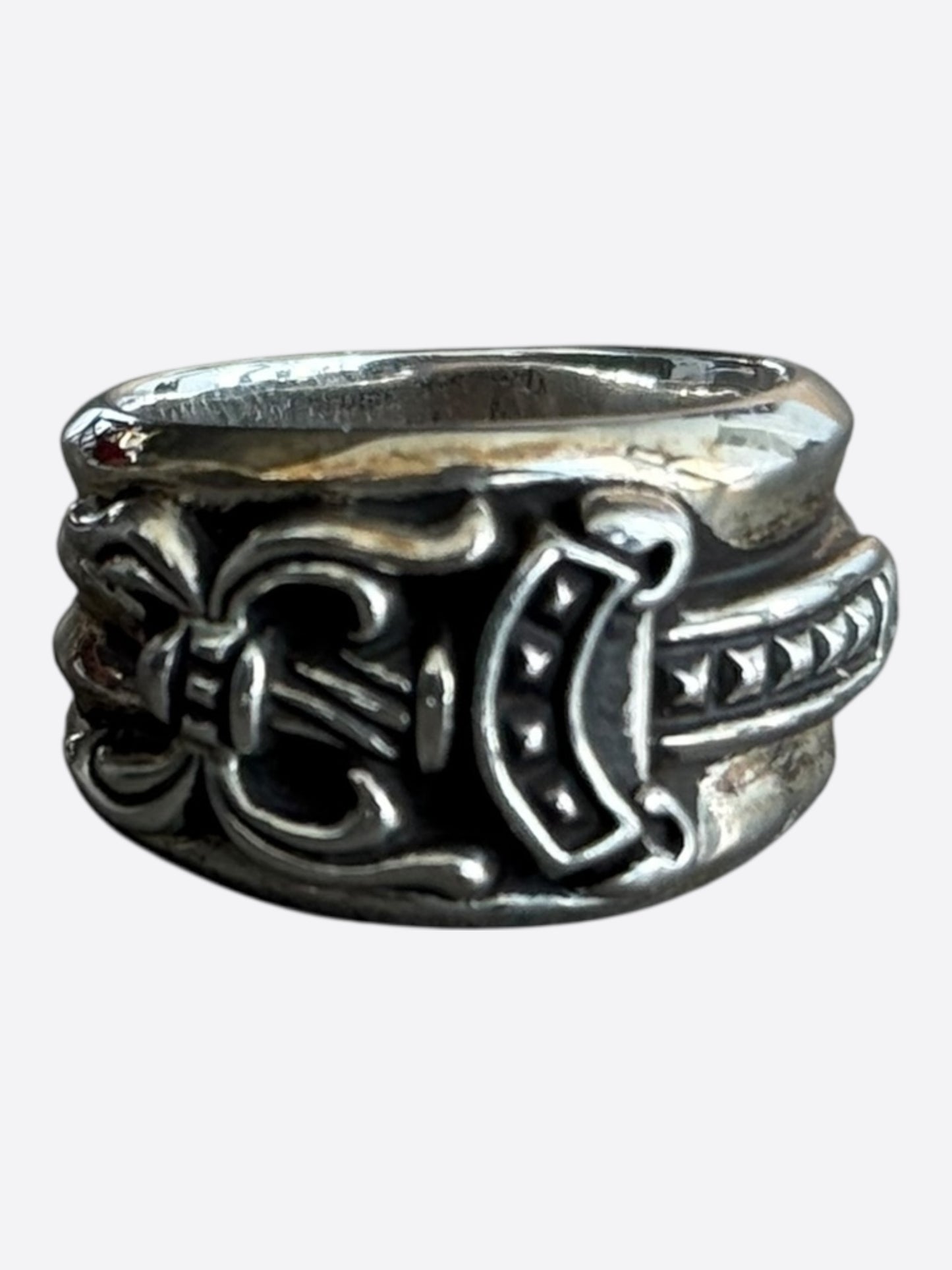 Chrome Hearts Silver Dagger Ring