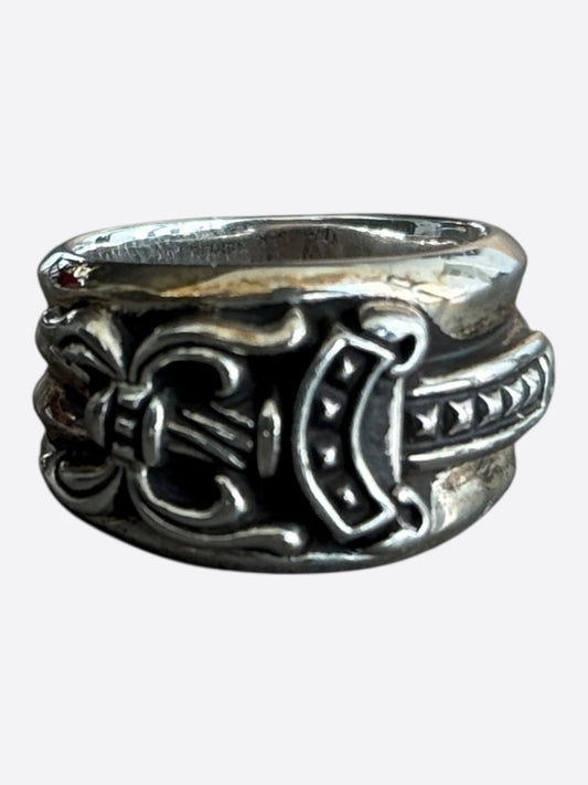 Chrome Hearts Silver Dagger Ring
